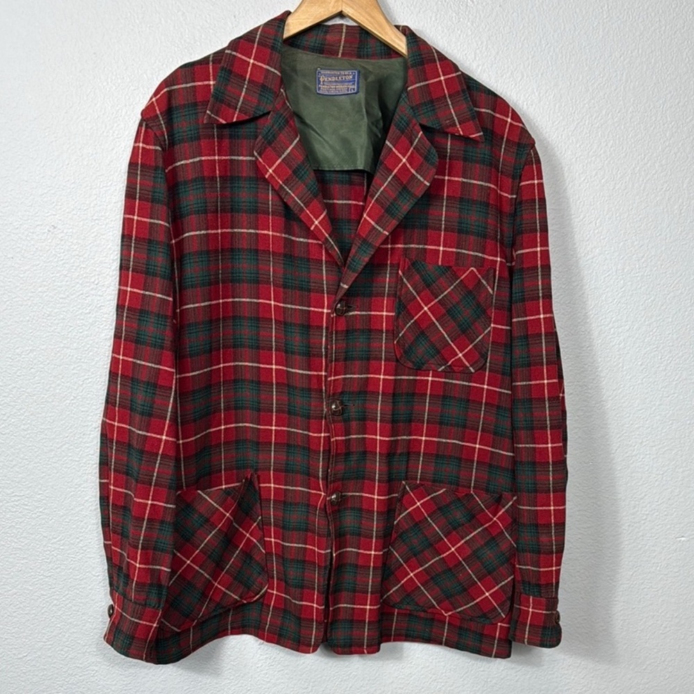 Pendleton Pure Wool Plaid Blazer - image 2